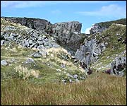 Disused quarry face