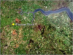 Thorne Moor map