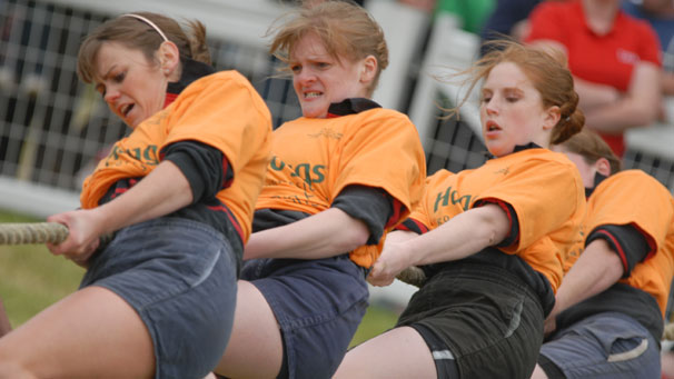 A very determined Bankfoot do their best, but the strain is begging to show.