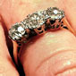 Vi's daughter Rosemary wearing the ring