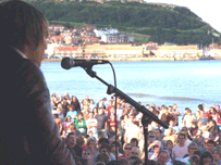 Band on Scarborough stage