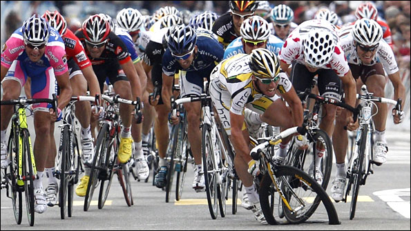 Cavendish and Haussler crash in the Tour de Suisse