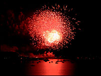Fireworks on the first night, 2009 (Rob Taylor)