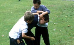 Children fighting