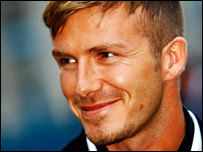 Last night in London all eyes were on David Beckham