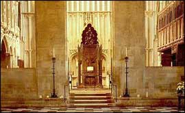 The shrine of St Alban