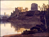 Pembroke Castle, David Cox, c1810 (detail)