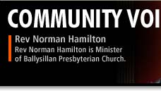 Community Voices - Rev Norman Hamilton is Minister of Ballysillan Presbyterian Church