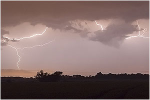 Storm over Stevenage - copyright Gregg Rogers.