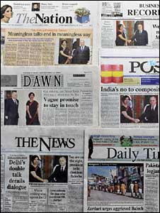 Pakistan paper headlines