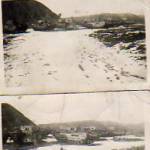 Photograph of war equipment that had been scraped and sent to Low Moor Iron Works for re-cycling