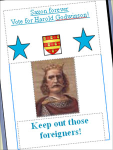 Poster from Harold Godwinson campaign