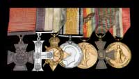 Herbert James' medals