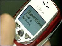 Sending a text message