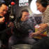 Olly Murs gives Beccy a drenching during Innuendo Bingo!