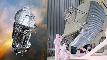 Herschel telescope and mirror