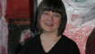 Llangadfan-based artist Shani Rhys James in her studio