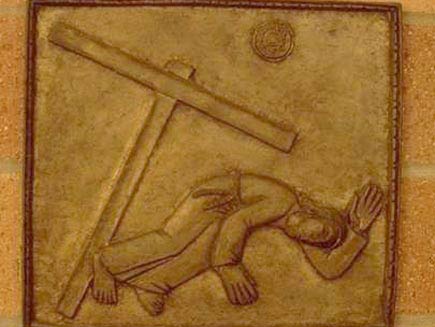 He falls for the third time