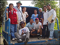 Ben Corrigan with colleagues