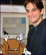 Picture: Pedro Tavares with his character Karinha