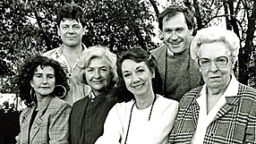 Charlotte Martin, Graeme Kirk, Patricia Greene, Pamela Craig, Trevor Harrison and Margot Boyd