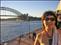 Claire and friends Czarina and Alex on Lake McKenzie, Frazer Island
