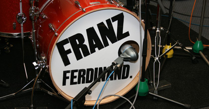Franz Ferdinand drumkit