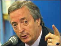 Nestór Kirchner, presidente da Argentina