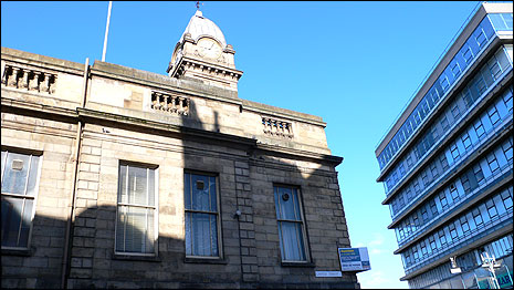 Sheffield's old Town Hall on Waingate