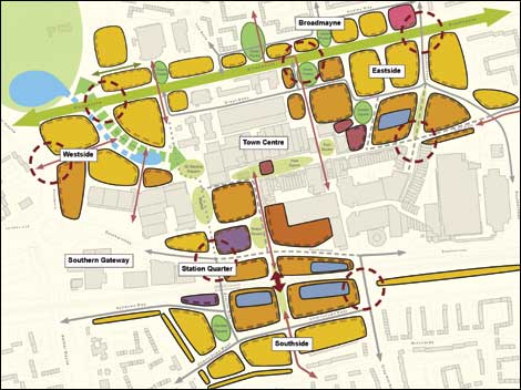 A map of the plans