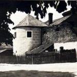 Part of the old town wall that still exists. Zwittau.