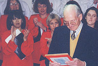 Cyfarfod i anrhydeddu Clydwyn yn y Gaiman, 1999