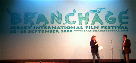 At the 'Man on Wire' screening