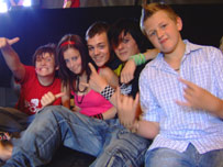 The students on the course