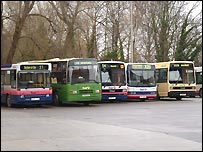 Buses in Taunton