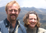 Ken Hames and Julie in the Andes