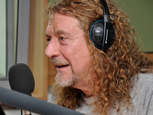 Robert Plant in the Radio 2 studios