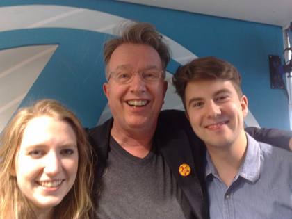 Tom with Tom and Geri from Tom Williams & The Boat