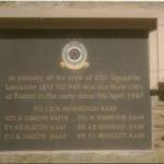 In memory of those who died