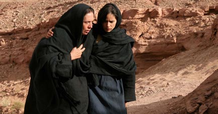 Mary and Mary Magdalene at Jesus's tomb