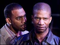 Richard Blackwood and Mark Monero in Angel House