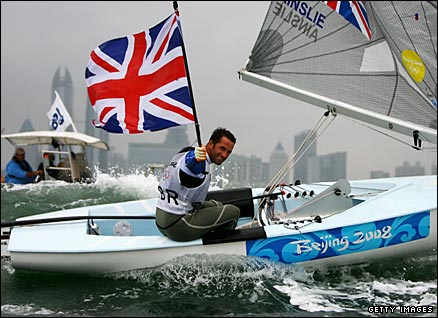 Ben Ainslie dominated the Finn regatta in Qingdao