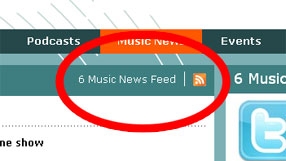6 Music News feed