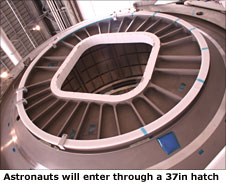 Cygnus hatch position