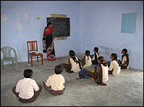 Rushey Mead School classroom