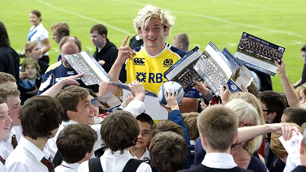 Glasgow will struggle to find another player as marketable as Richie Gray. Photo: SNS