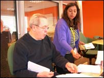 CSV volunteers at BBC Radio Sheffield