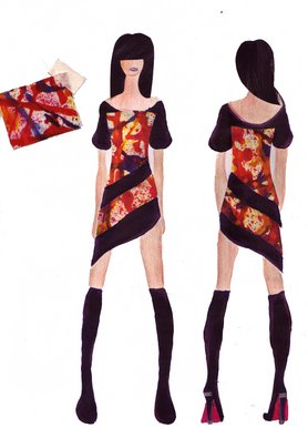 Mexican twist dress