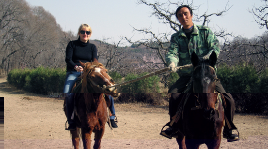 horse riding