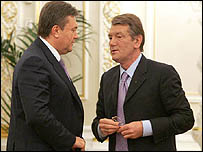 Янукович та Ющенко